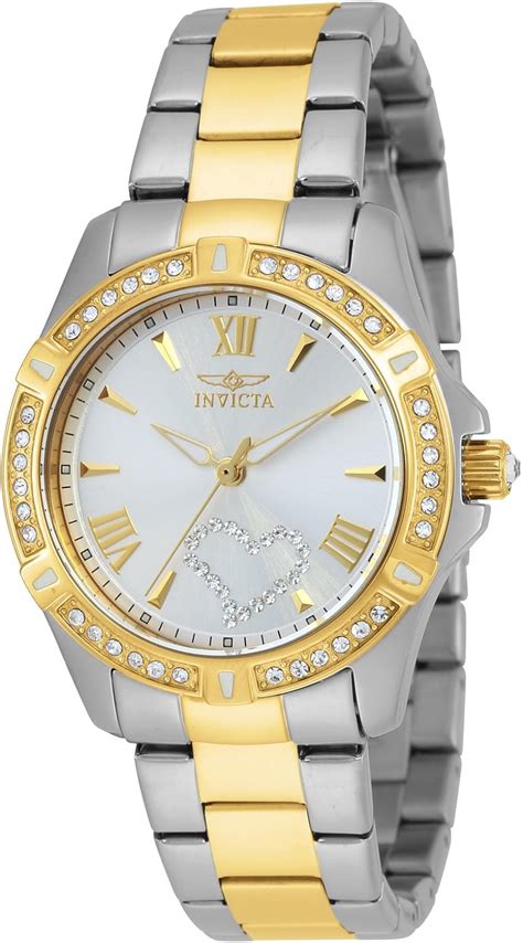 Invicta Womens Angel Quartz Watch With Stainless Steel