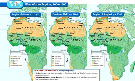 West Africa In The 1500s Click The Links Below To Access The Maps