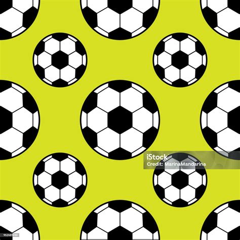 Soccer Ball Pattern Stock Illustration Download Image Now Abstract
