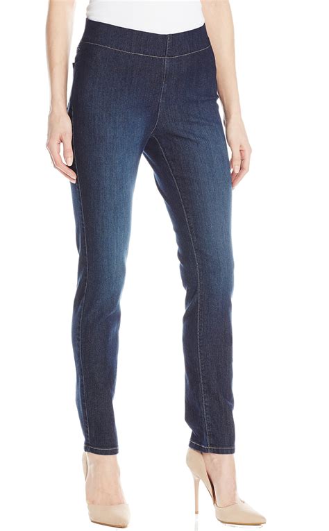Nydj Womens Jeans Stretch Pull On Denim Jeggings Pocket 4