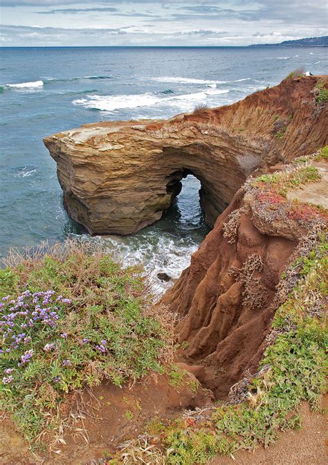 Sunset Cliffs In Point Loma San Diego California Photograph By