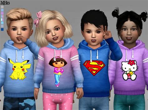 The Sims Resource Cuteness Toddler Tops By Margeh 75 Sims 4 Downloads