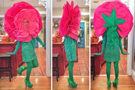 Flower Face The Flower Costume Adult Flower Costume Alice In