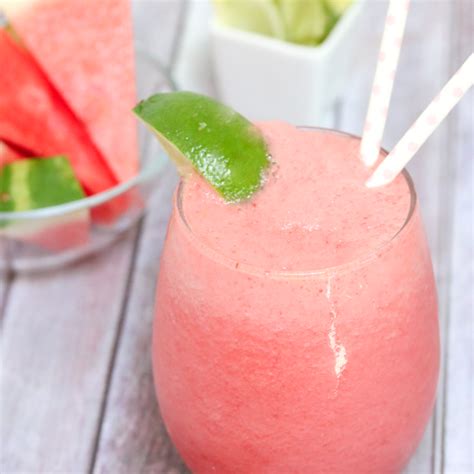 Hydrating Fizzy 3 Ingredient Watermelon Slushie Recipe