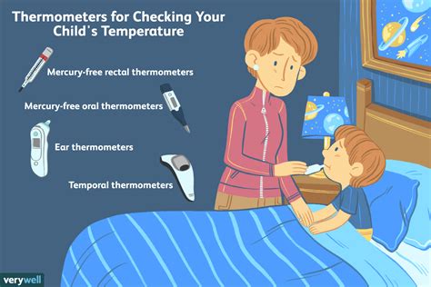 Kontrolle Der Temperatur Ihres Kindes Auf Fieber