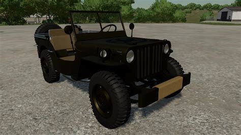 Jeep Willys V1100 для Farming Simulator 22 12x Моды для игр