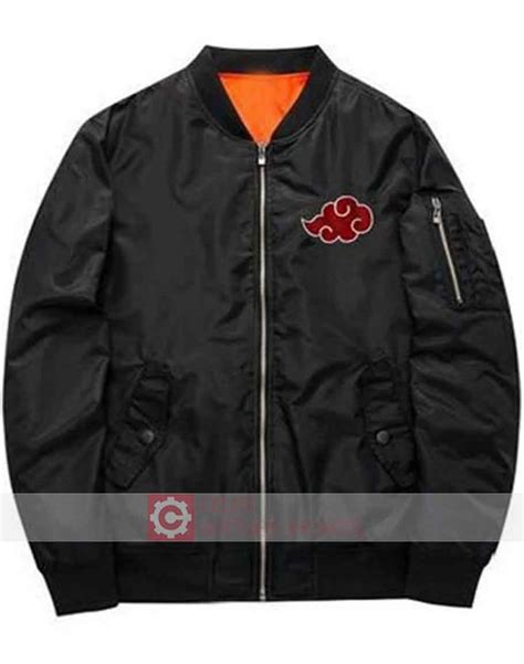 Itachi Uchiha Naruto Biker Black Leather Jacket Vlrengbr