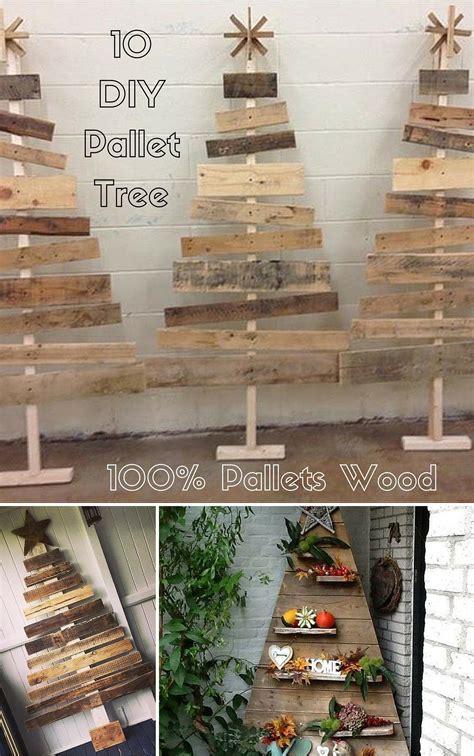 50 Best Diy Pallet Projects With Step By Step Diagrams Pallet Tree