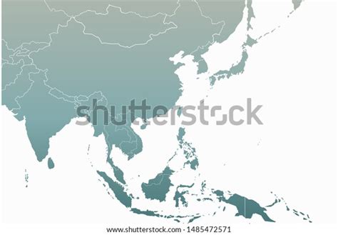 Graphic Vector Map Philippines Asia Countries Stock Vector Royalty