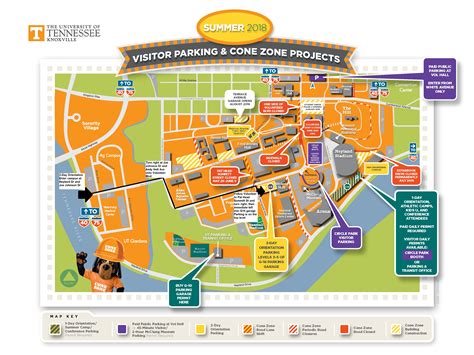 University Of Tennessee Parking Map