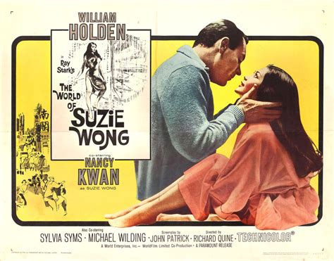 The World Of Suzie Wong Original 1961 Us Half Sheet Movie Poster