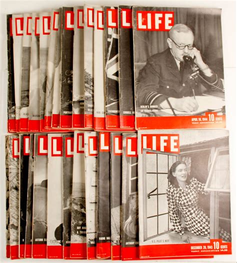 Life Magazine Ww2 Issues Holabird Western Americana Collections
