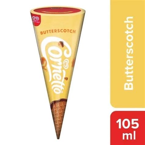 Ml Pack Size Delicious And Creamy Butterscotch Flavor Cornetto Ice Cream At Best Price In