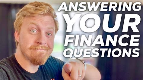 Answering YOUR Finance Questions YouTube
