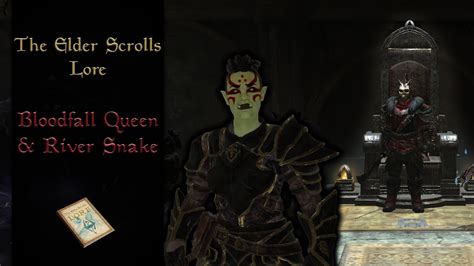 The River Snake And The Bloodfall Queen The Elder Scrolls Lore Youtube