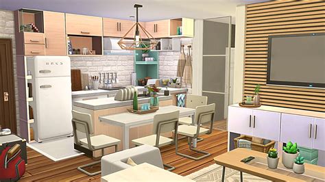 1313 21 Chic Street Apartment Story 🌆 Sims 4 Speed Build Stop Motion