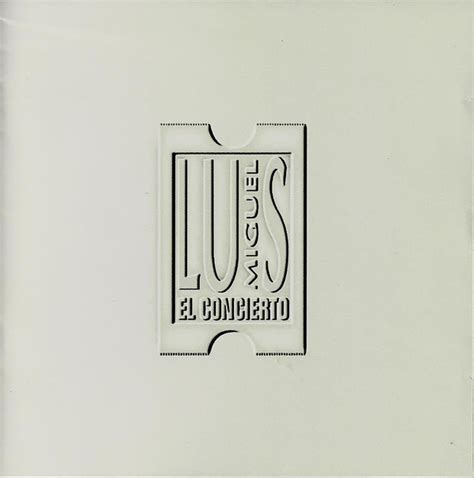 El Concierto By Luis Miguel 1995 Cd X 2 Wea Cdandlp Ref2406821230