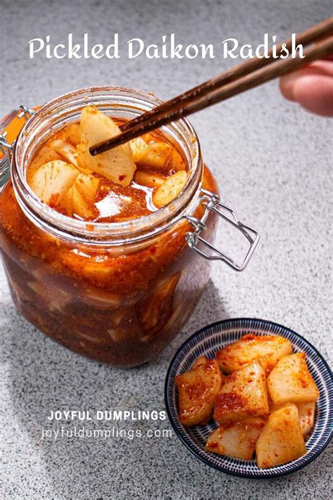 Pickled Daikon In Radish Recipes Pickling Recipes Daikon Recipe