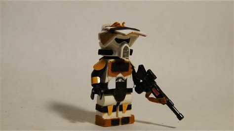 Custom Lego Star Wars Desert Arf Trooper Youtube