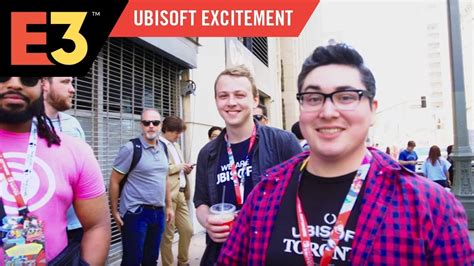 E3 2018 Ubisoft Excitement Youtube
