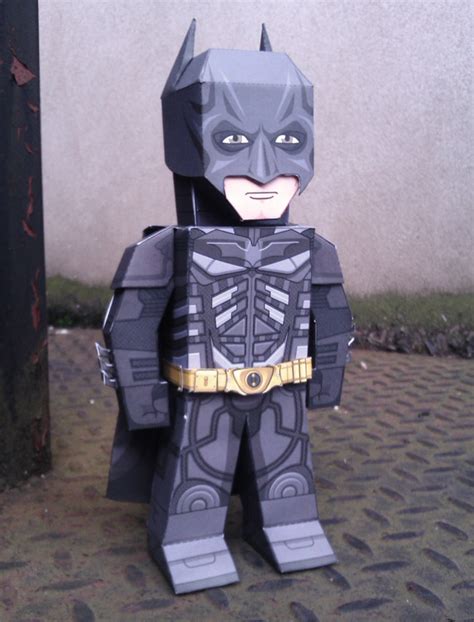 แต่งภาพของเล่นถ่ายภาพโมเดลกระดาษpaper Craft โมเดลกระดาษ Batman Dark