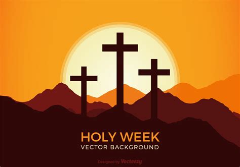 Free Holy Week Vector Background 138551 Vector Art At Vecteezy