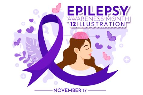 Premium Epilepsy Awareness Month Illustration Pack From Healthcare