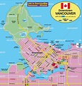 Map of Vancouver (City in Canada) | Welt-Atlas.de