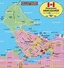 Map of Vancouver (City in Canada) | Welt-Atlas.de