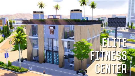 Elite Fitness Center The Sims 4 Stop Motion Speed Build No Cc