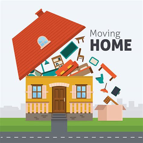 Royalty Free Moving House Clip Art Vector Images