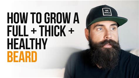 How To Grow A Healthy And Full Beard 5 Tips Youtube