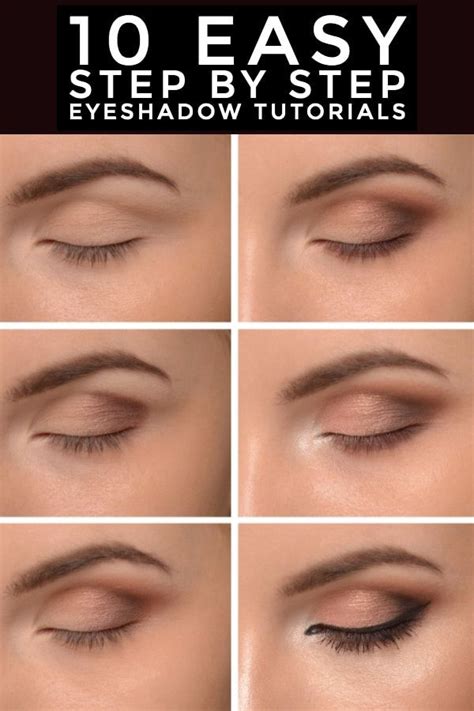 10 Eyeshadow Tutorials Step By Step Eyeshadow Tutorials For Beginners Learn How To Apply