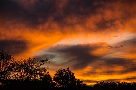 Wallpaper Id 286367 Sunset Sky Clouds Orange Grey Dramatic Australia