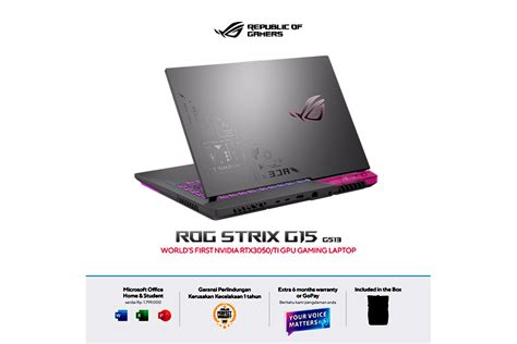 Asus Rog Strix G15 G513rm R936d6g O