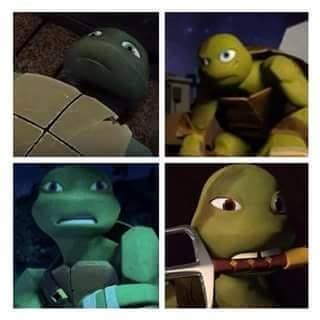 Mikey Raph And Donnie All Look Normal Without Their Masks But Leo I Love Teenage Mutant