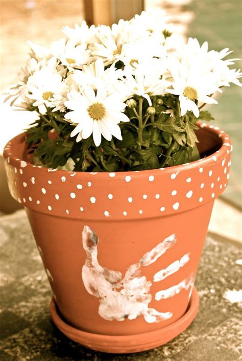 Diy Flower Pot Flower Pot Crafts Diy Flower Pots Mothers Day Flower Pot