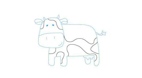 Comment Dessiner Une Vache Dessein De Dessin