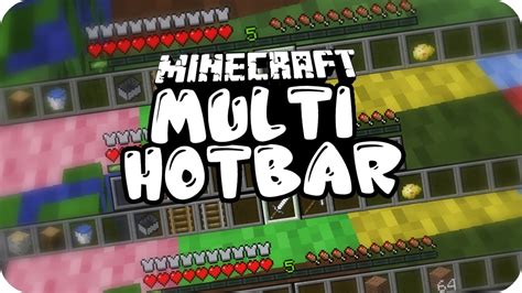 Minecraft Multi Hotbar Mod De Youtube