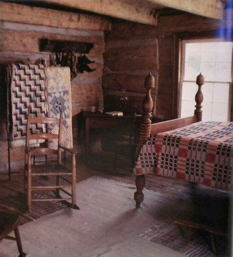 Interior Of Pioneer Log Cabin Bing Images Country Primitive Rustic