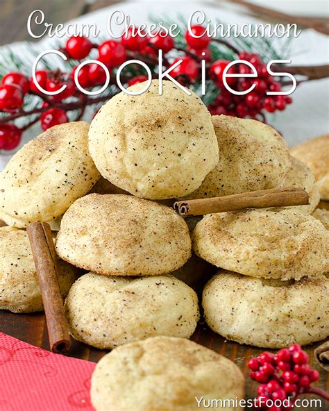 Easy Cream Cheese Cinnamon Christmas Cookies Recipe From