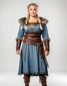 Plus Size Woman Viking Costume Face Swap Insert Your Face Id