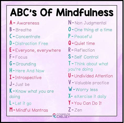 Mindfulness Small Group Activities For School Counseling