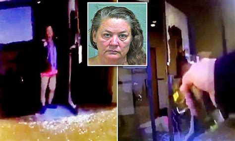 police video shows officer using a taser on a woman daily mail online