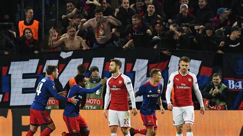 Cska Moscow 2 2 Arsenal Agg 3 6 Gunners Reach Europa League Semi