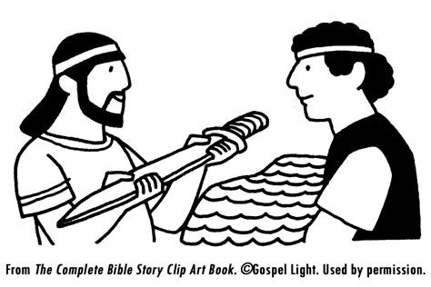 David And Jonathan Coloring Page - Coloring Home