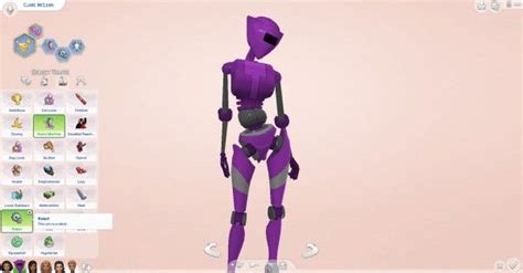 Mod The Sims Robot And Hybrid Traits By Kawaiistacie Sims 4 Sims