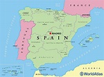 Iberian Peninsula On World Map - United States Map States District