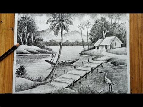 Aggregate More Than 76 Scenery Painting Sketch Super Hot Seven Edu Vn