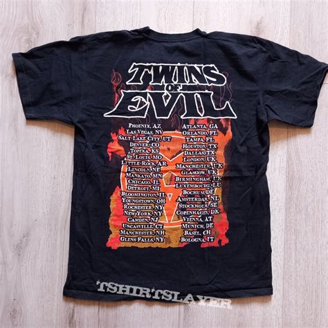 Rob Zombie Twins Of Evil Tour 2012 Tshirtslayer Tshirt And